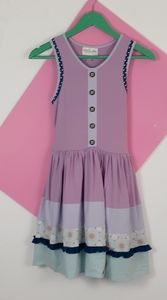 Matilda Jane Good Hart Pier 12 Size Purple Dress